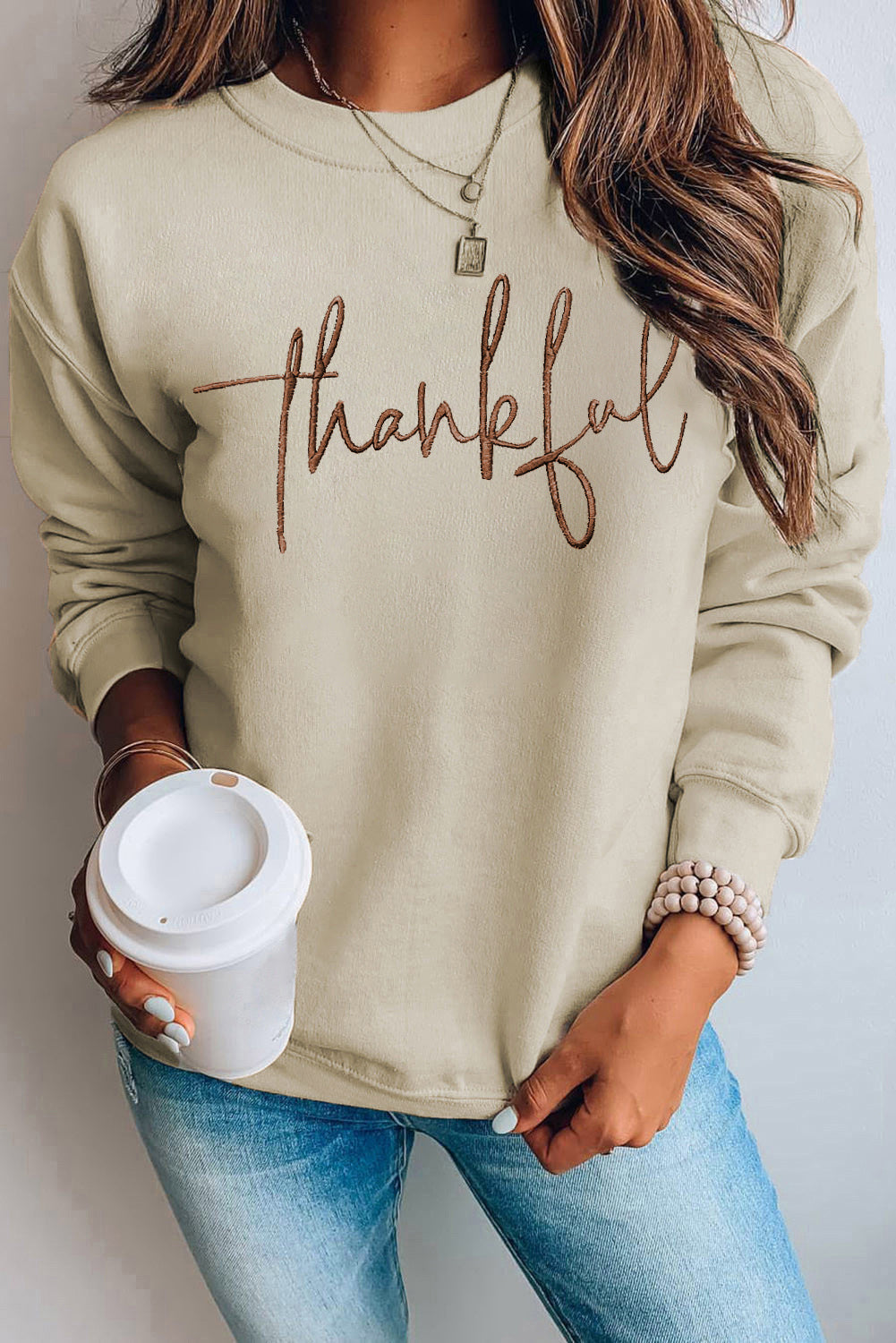 Thankful Crew Neck Sweatshirt