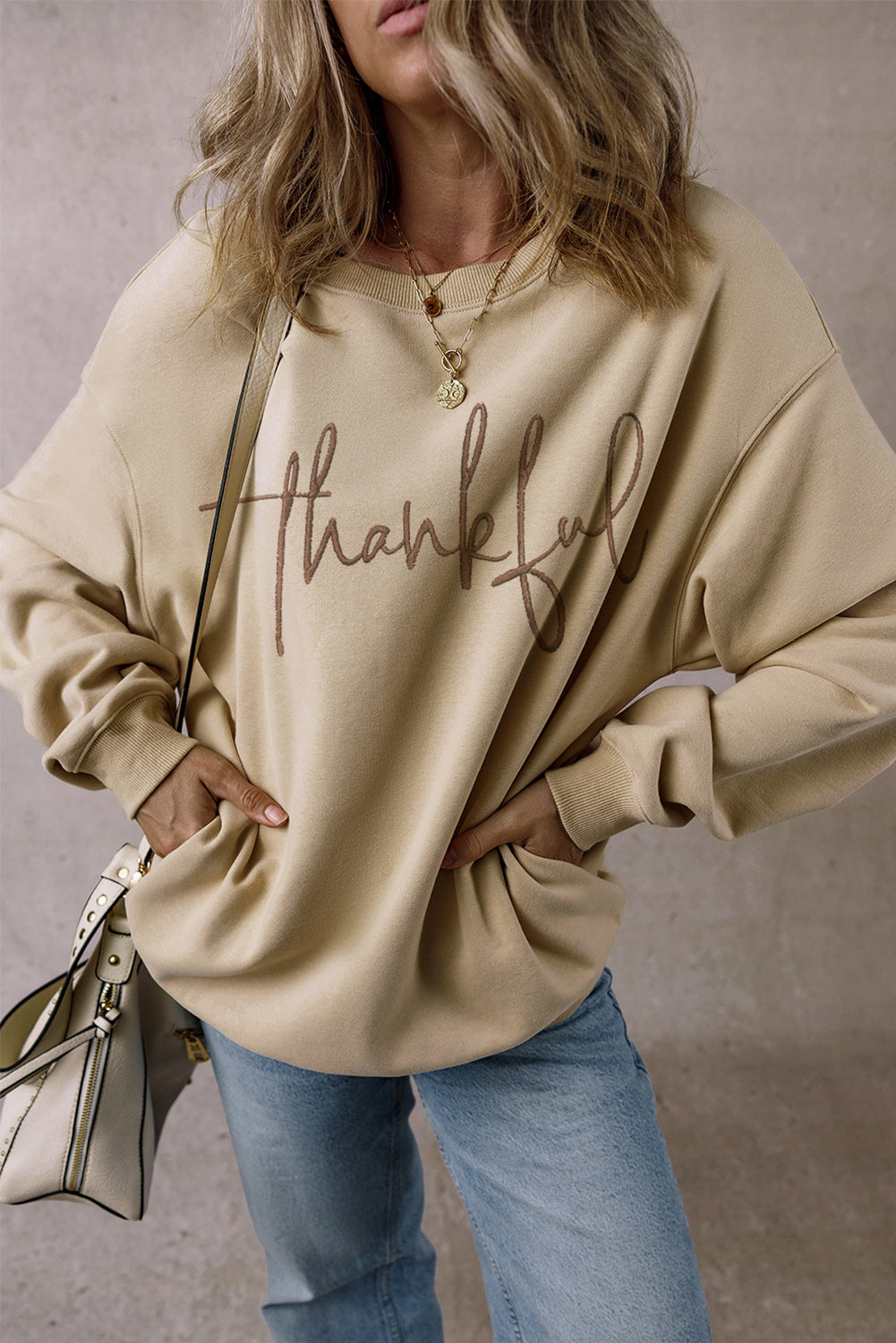 Thankful Crew Neck Sweatshirt