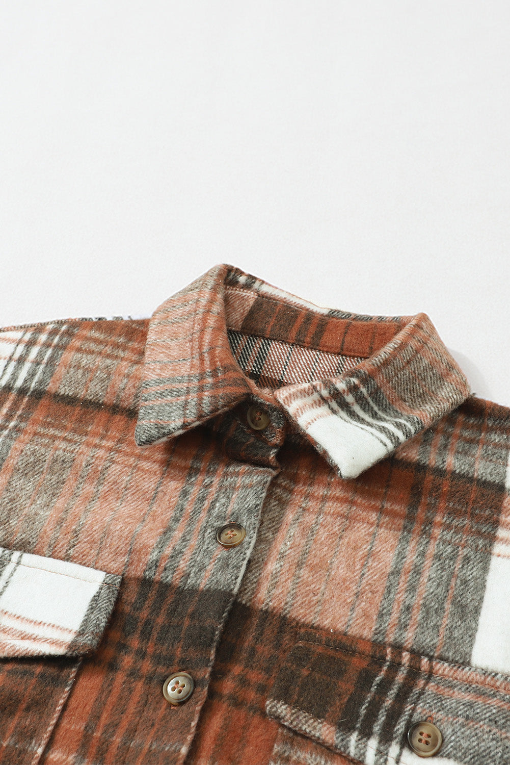 Brown Plaid Shacket