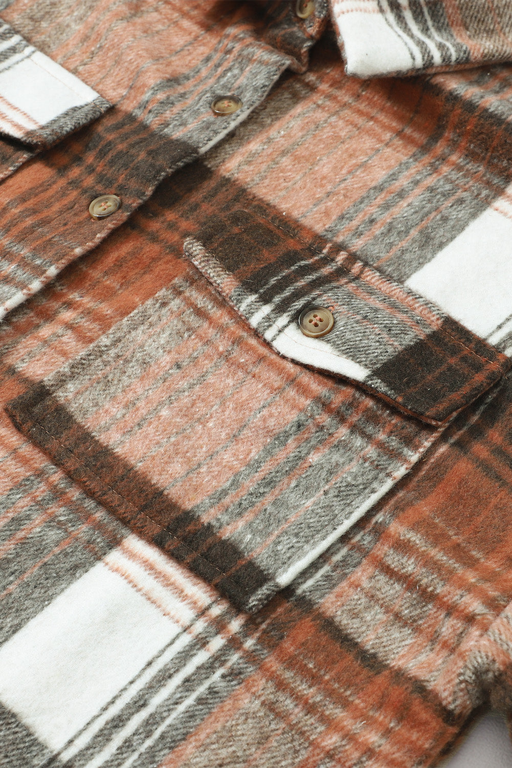 Brown Plaid Shacket